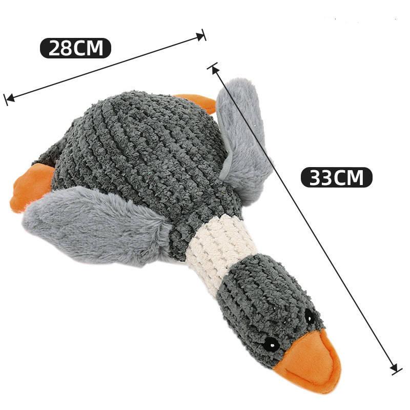 Gray Plush Goose