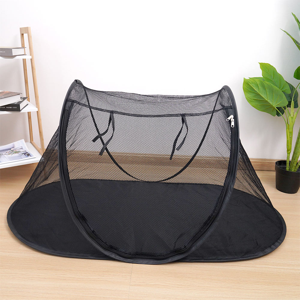 Manufacturer Wholesale Foldable Breathable Black Large Pet Playpen Cat Dog Tent