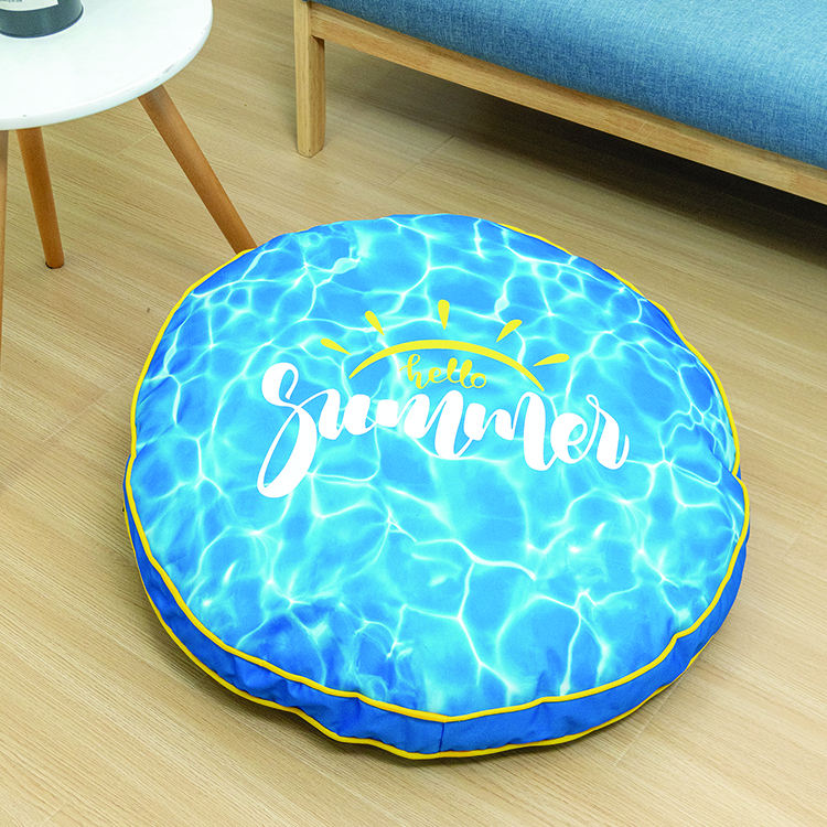 Custom Comfortable Feel Cooling Pet Bed Sofa Sleeping Round Dog Bed