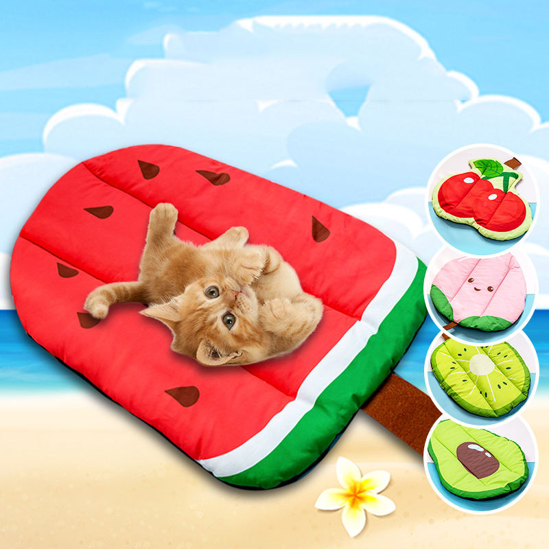 Manufacturer Fruit Design Cute Cat Pet Dog Cooling Mat