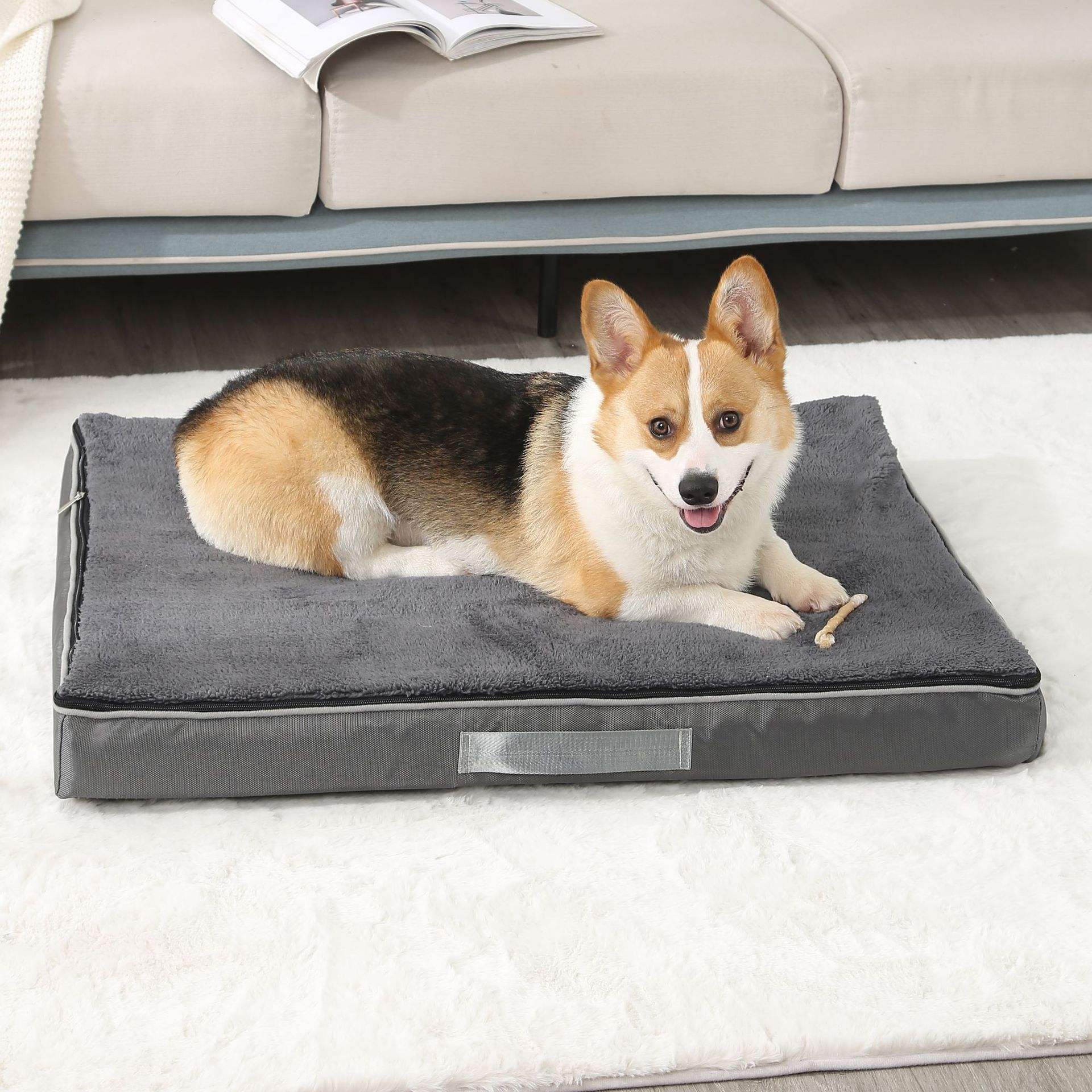 Portable Luxury Warm Comfortable Memory Foam Pet Bed Luxury Dog Bed