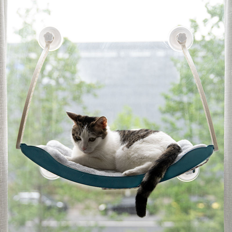 Wholesale Custom Warm Cat Hammock Bed Adjustable Removable Stable Cat Bed