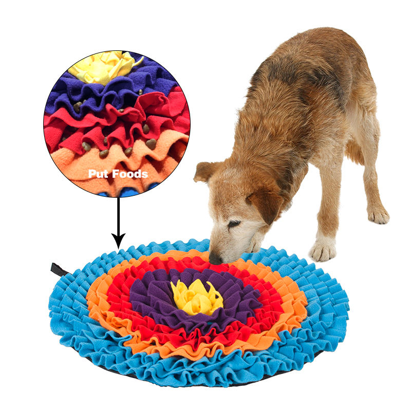 Custom New Design Dog Snuffle Mat Interactive Dog Toys