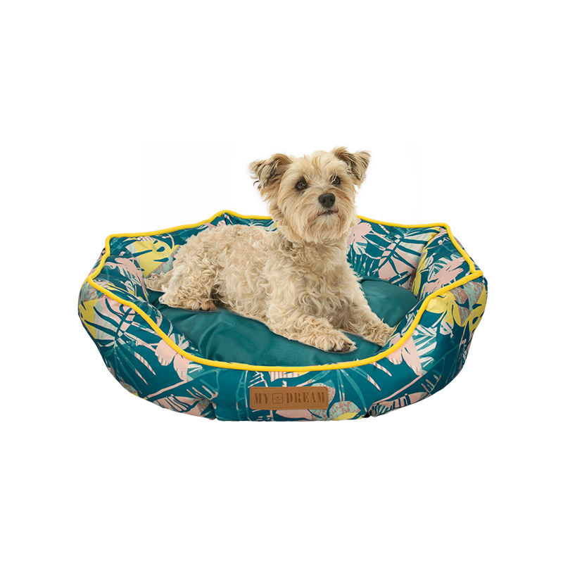 Wholesale Custom New Design Jungle Series Oxford Waterproof Dog Bed