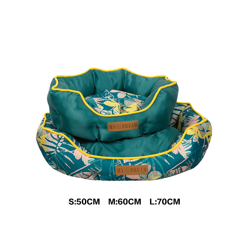 Wholesale Custom New Design Jungle Series Oxford Waterproof Dog Bed