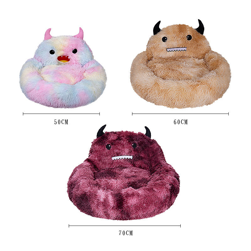 Wholesale Custom Luxury Warm Soft Plush Comfortable Pet Dog Bed For Sleeping Winter Pet Bed