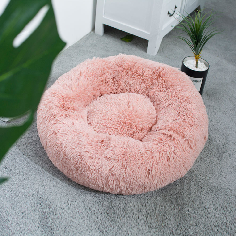 Wholesale Custom Luxury Warm Fluffy Pet Bed Dog Plush Pillow Pet Supplies