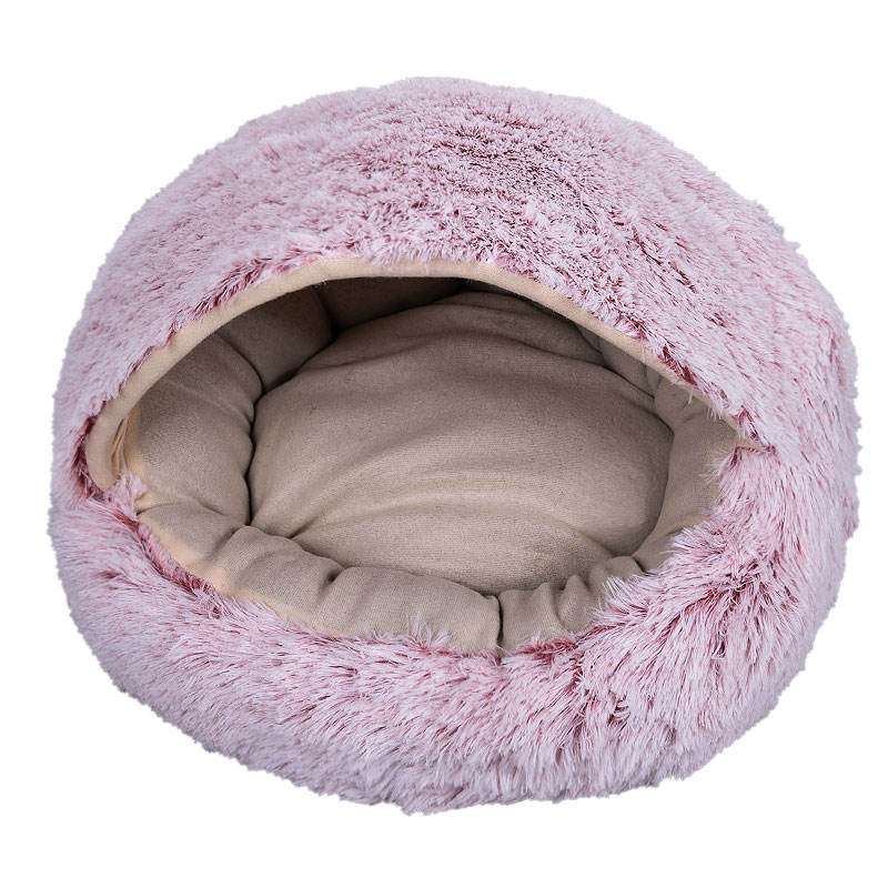 Wholesale Custom Luxury Warm Fluffy Pet Cat Dog Bed