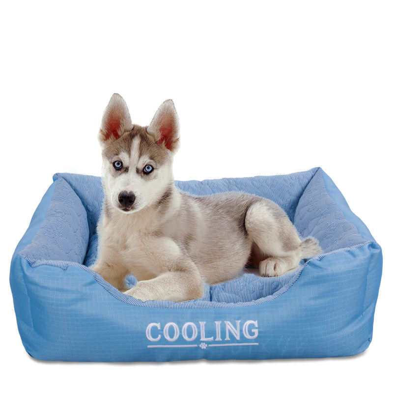 Wholesale Custom Comfortable Feel Cooling Pet Bed Sofa Sleeping Dog Bed