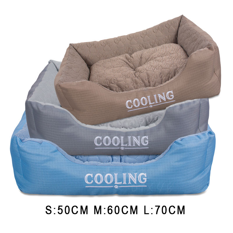 Wholesale Custom Comfortable Feel Cooling Pet Bed Sofa Sleeping Dog Bed