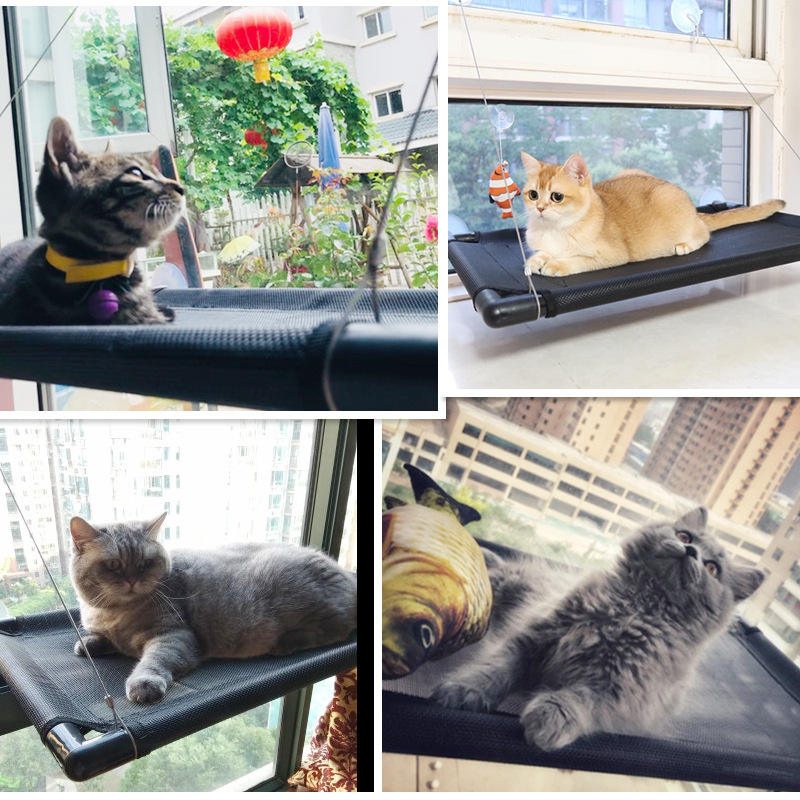 Wholesale Custom Breathable Warm Cat Hammock Bed Adjustable Removable Stable Cat Bed