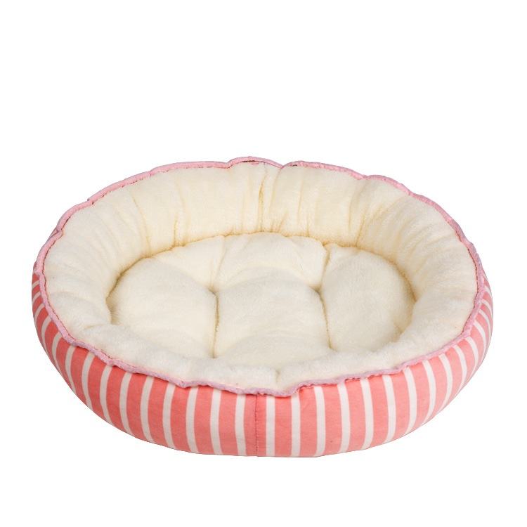 Custom Double-sided Comfortable Bed For Dog Warm And Soft Arctic Velvet Pet Dog Bed