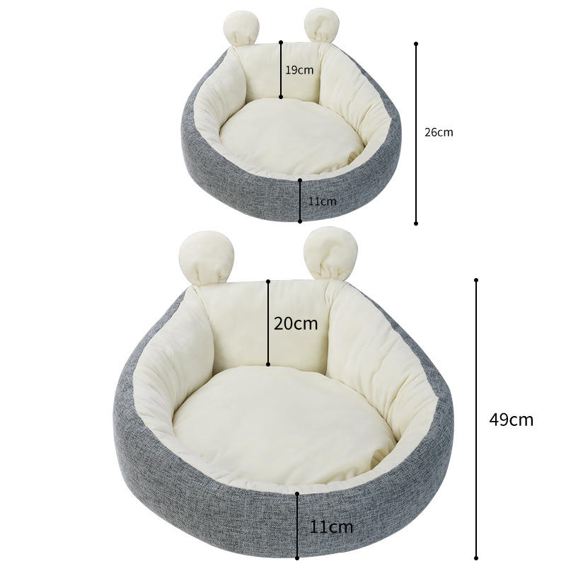 Wholesale Custom Cute Pet Bed Sofa Warm Cat Bed