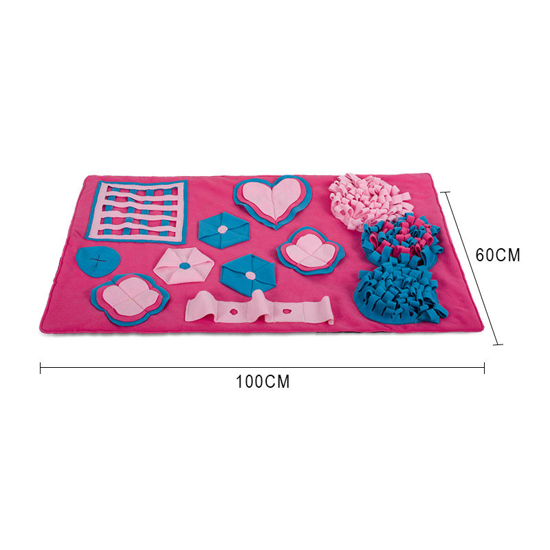 Manufacturer Custom New Design Dog Snuffle Mat Interactive Dog Sniffling Mat Toys