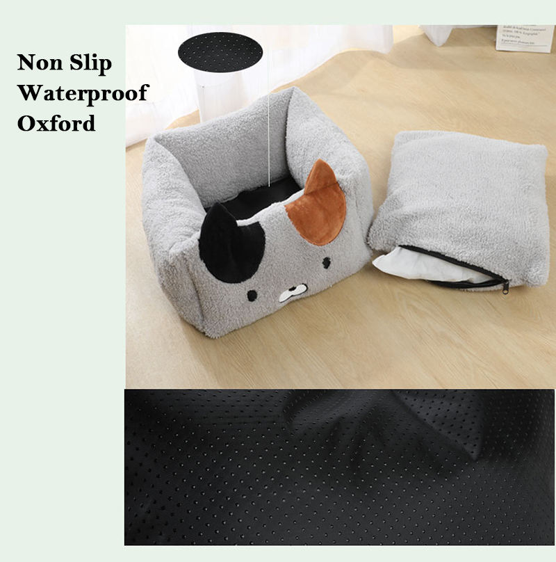 Manufacturer Wholesale Cute Shape Comfortable Warm Pet Bed For Dogs And Cats