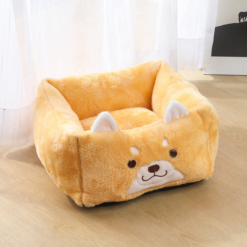 Manufacturer Wholesale Cute Shape Comfortable Warm Pet Bed For Dogs And Cats