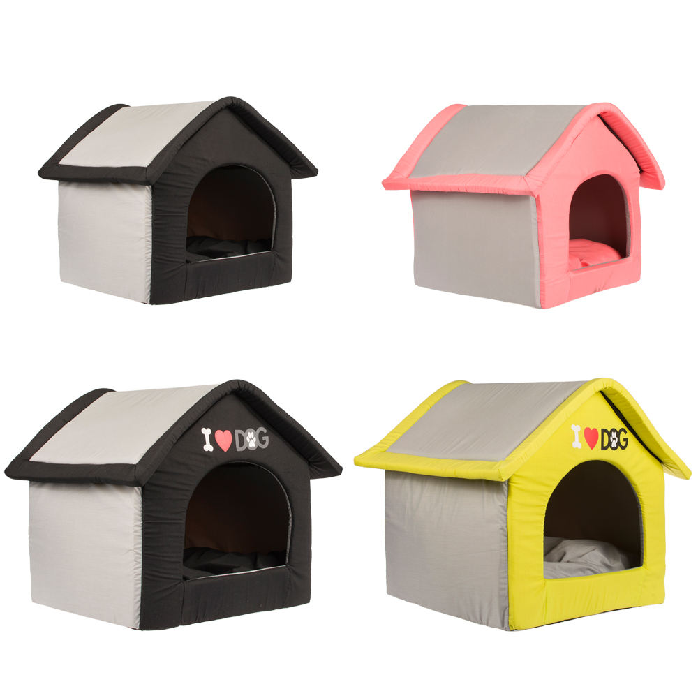 Wholesale Indoor Portable Fancy Luxury Foldable Warm Pet Dog House