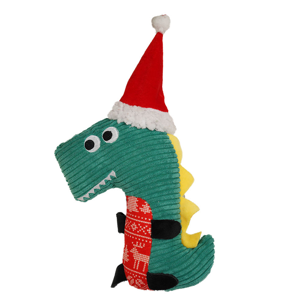 Manufacturers Wholesale Christmas Dinosaur Dog Plush Cotton Rope Bite Toys