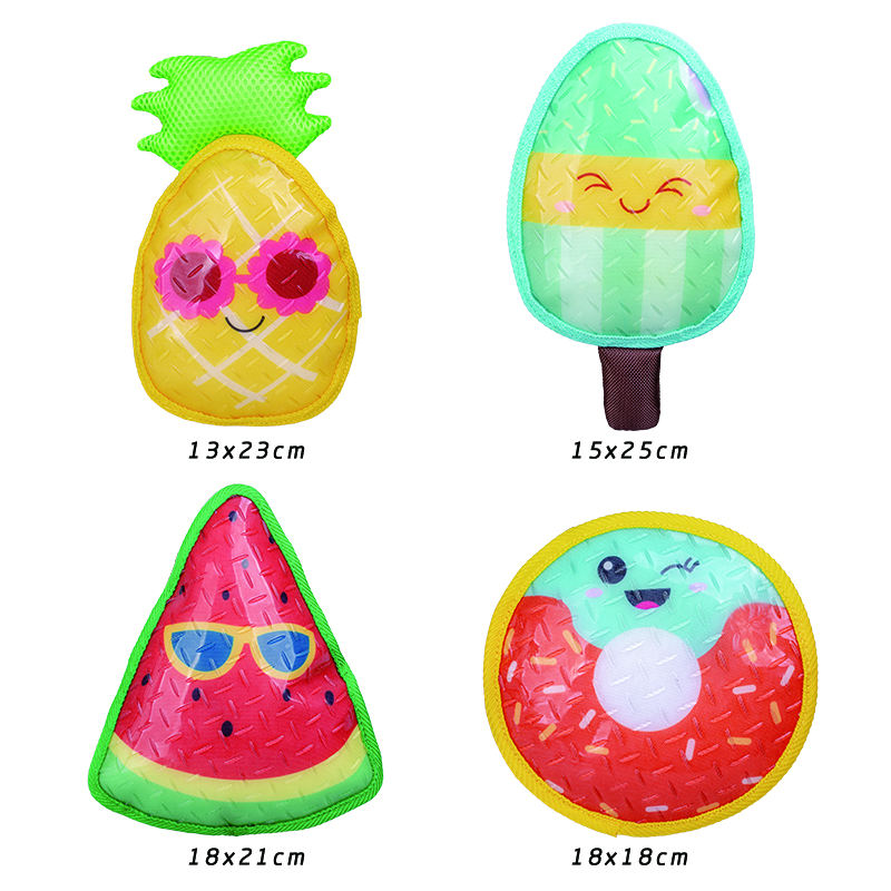 Manufacturer Wholesale Chew Watermelon Pineapple Donut Dog Tpr Toys