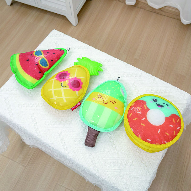 Manufacturer Wholesale Chew Watermelon Pineapple Donut Dog Tpr Toys