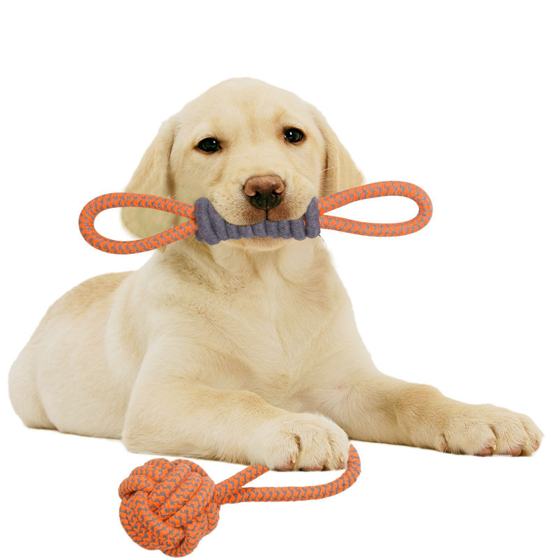 Custom Durable Tuff Oxford And Nylon Rope Pet Toys Set