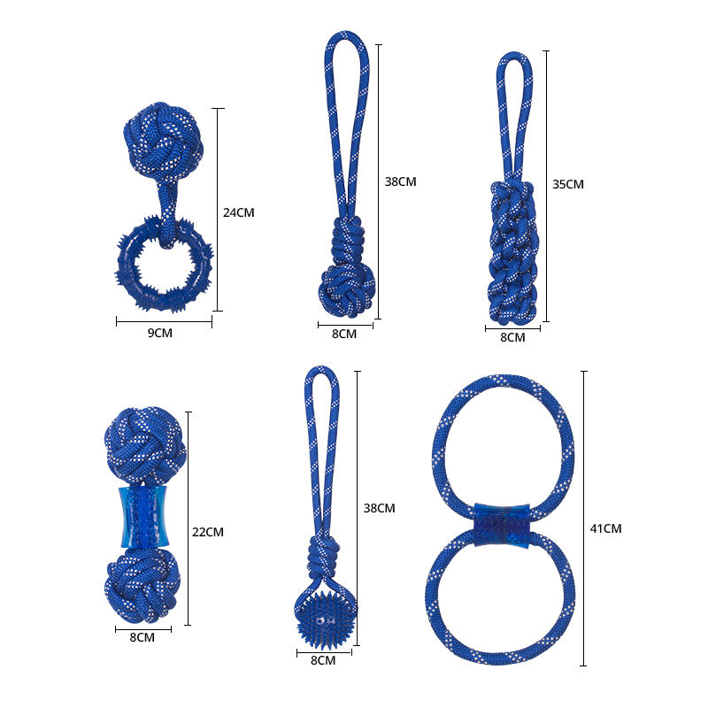 Durable Cotton Tpr Pet Toys Nylon Rope Dog Toys