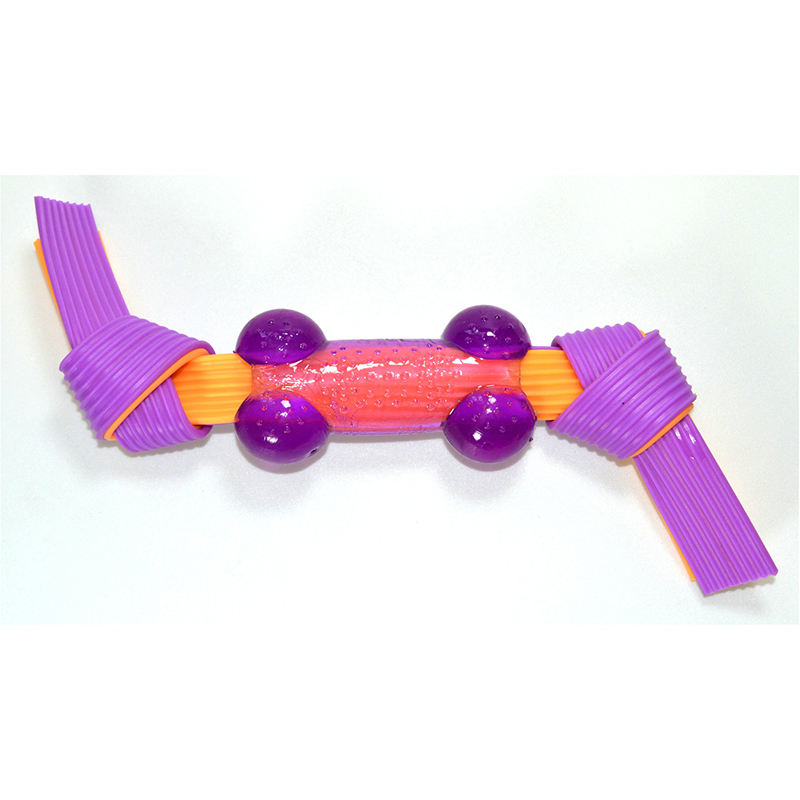 Wholesale Custom New Design Bone Style Tpr Dog Chew Toy Colorful Pet Chewing Toy