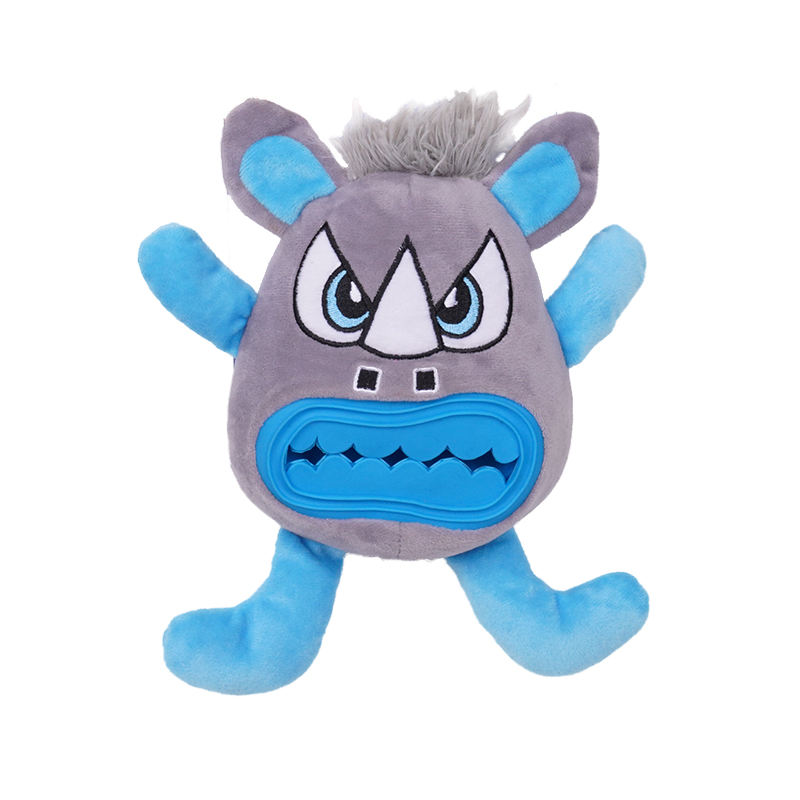 Wholesale Custom New Design Durable Plush And Tpr Interactive Leaking Food Dog Toys