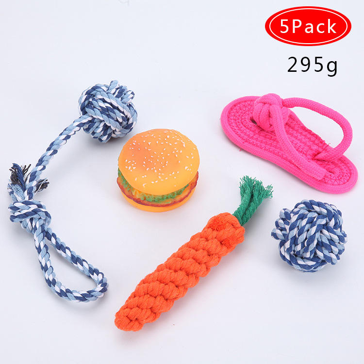 Wholesale Manufacturer Oem Animal Cotton Plush Pet Dog Toys Cotton Rope Pet Toys