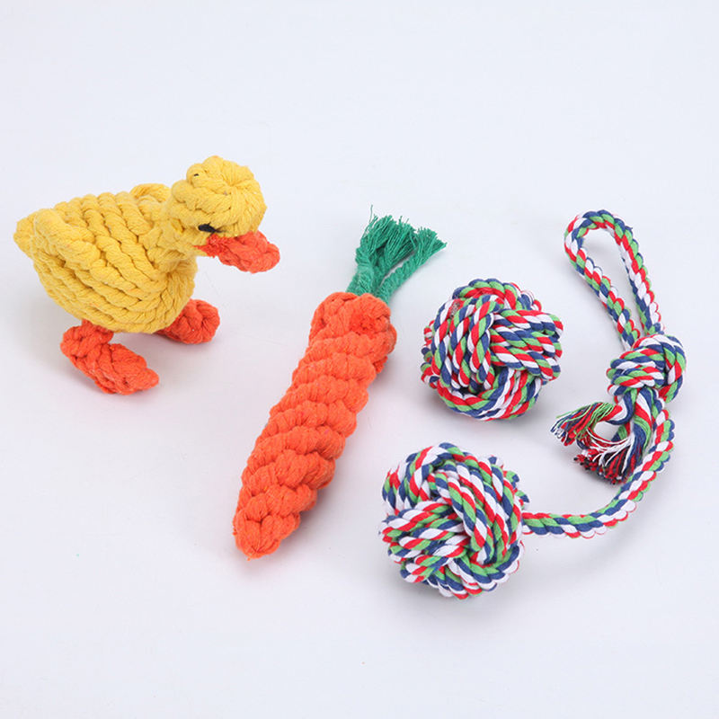 Wholesale Manufacturer Oem Animal Cotton Plush Pet Dog Toys Cotton Rope Pet Toys