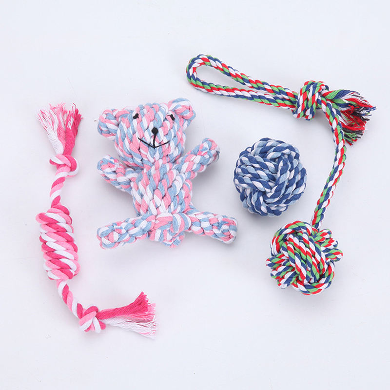 Wholesale Manufacturer Oem Animal Cotton Plush Pet Dog Toys Cotton Rope Pet Toys