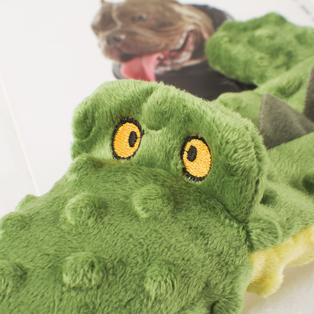 Wholesale Customize Crocodile Style Pet Chew Plush Toys