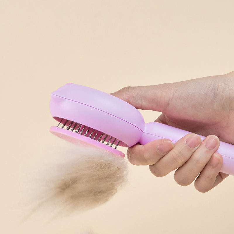 New Design One Key Pet Hair Remover Dog Grooming Brush