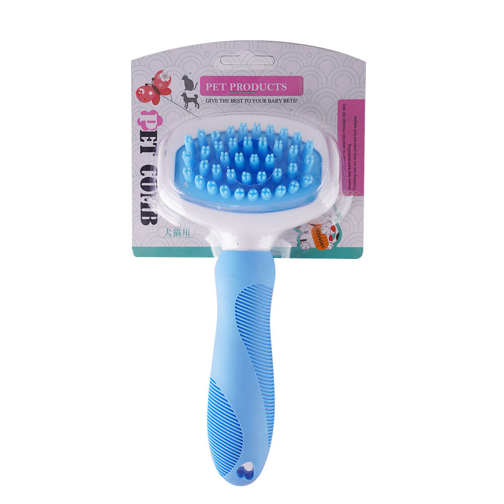 New Design One Key Pet Hair Remover Bathing Massage Brush