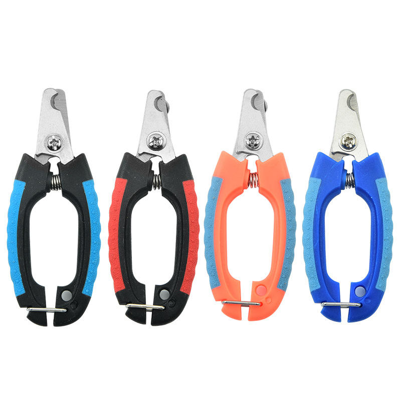 Pp Rubber Stainless Steel Sharp Pet Nail Clippers For Dogs And Cats