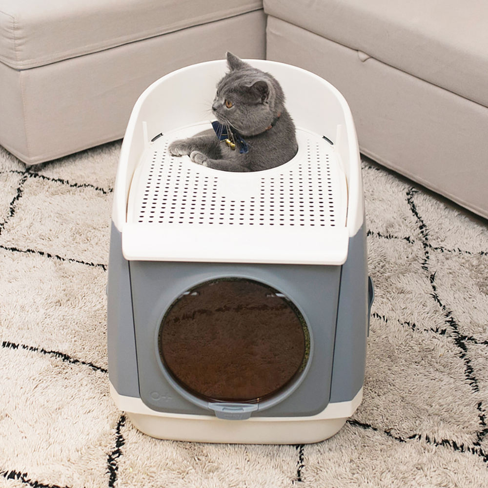 New Design Space Shape Cat Litter Box Cat Litter Tray Cat Toilet