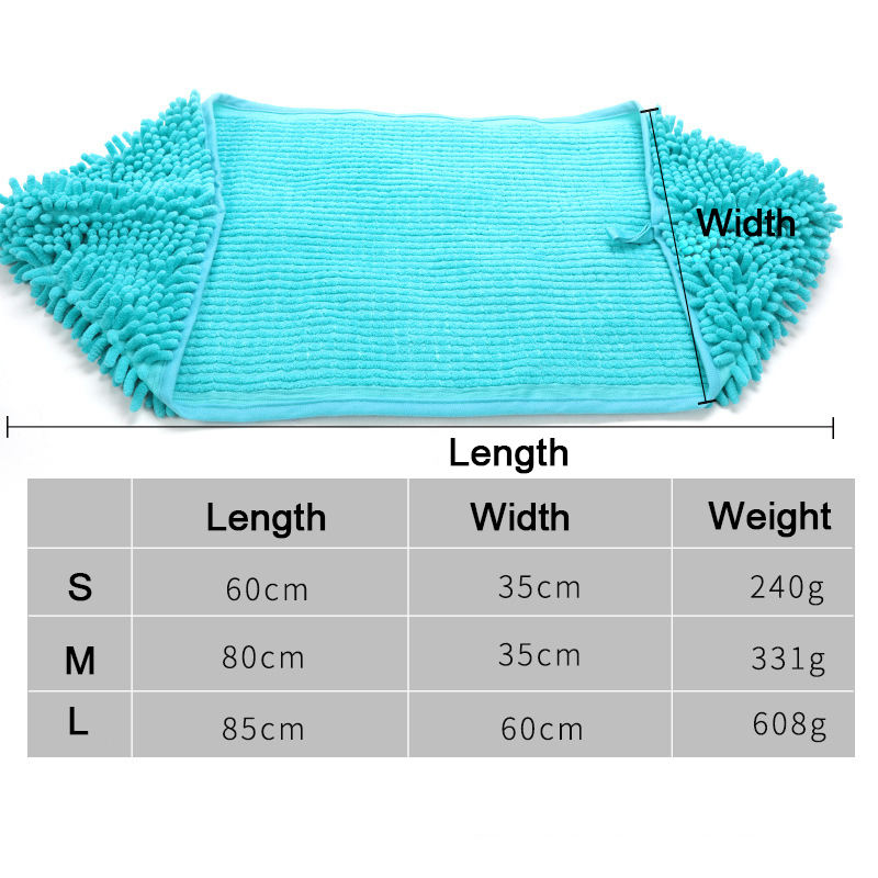 Wholesale Customized New Design Super Absorbent Comfortable Soft Pet Towel For Dogs And Cats