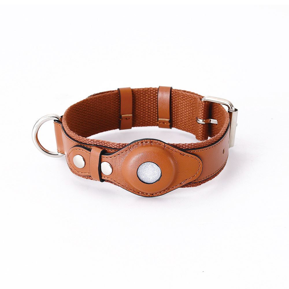 High Quality Cat Gps Dog Collar Leather Airtag Dog Collar Pet Dog Training Collar