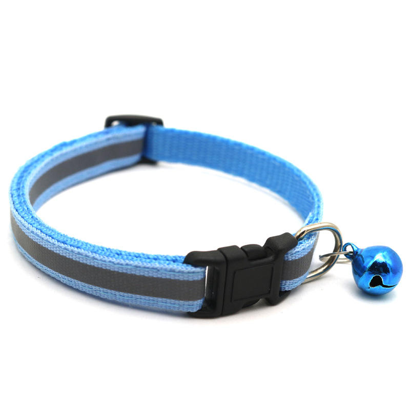 Wholesale Custom Reflective Pet Collar For Small Cats And Dogs With Bell