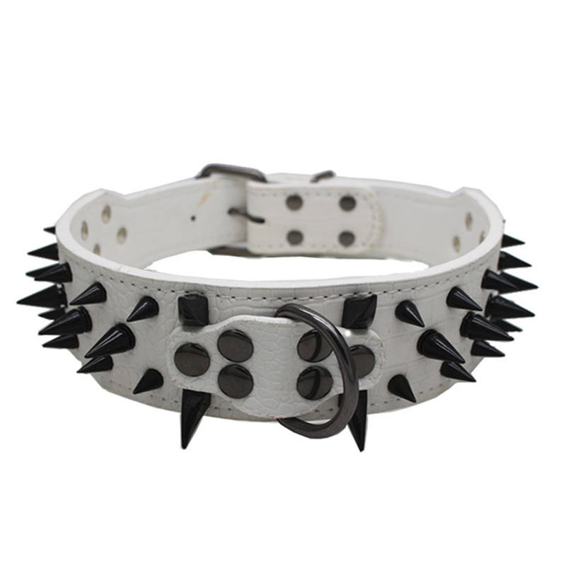 Wholesale Custom New Fashion Spike Dog Collar Adjustable Leather Pet Collar