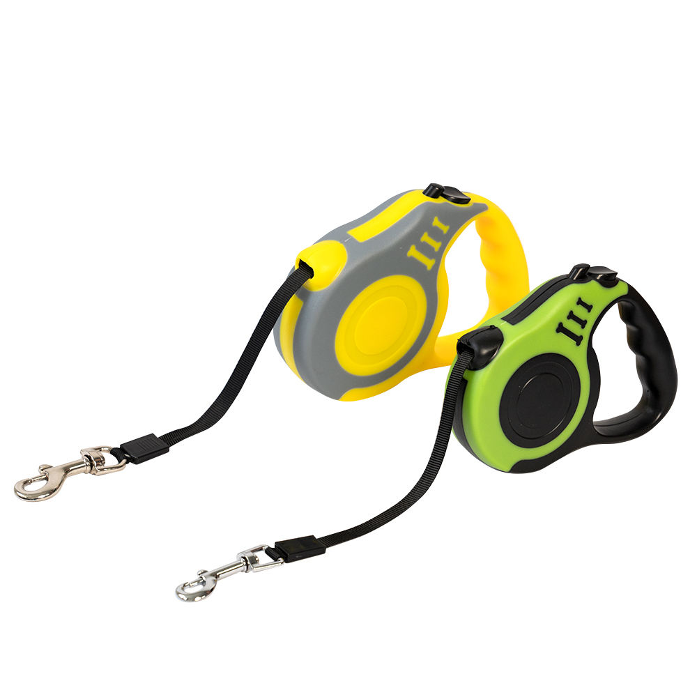 Custom Logo And Packaging Multiple Colors Abs Retractable Dog Leash