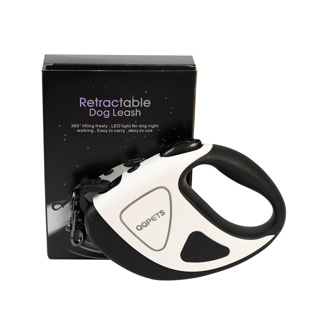 Custom Logo & Packaging Led Lighting Retractable Dog Leash