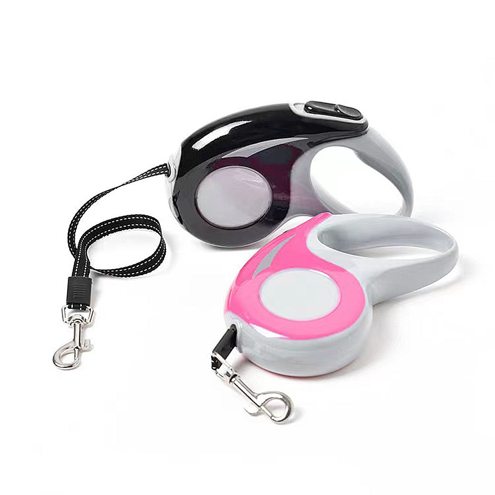 Custom Logo And Packaging Multiple Colors Abs Retractable Dog Leash