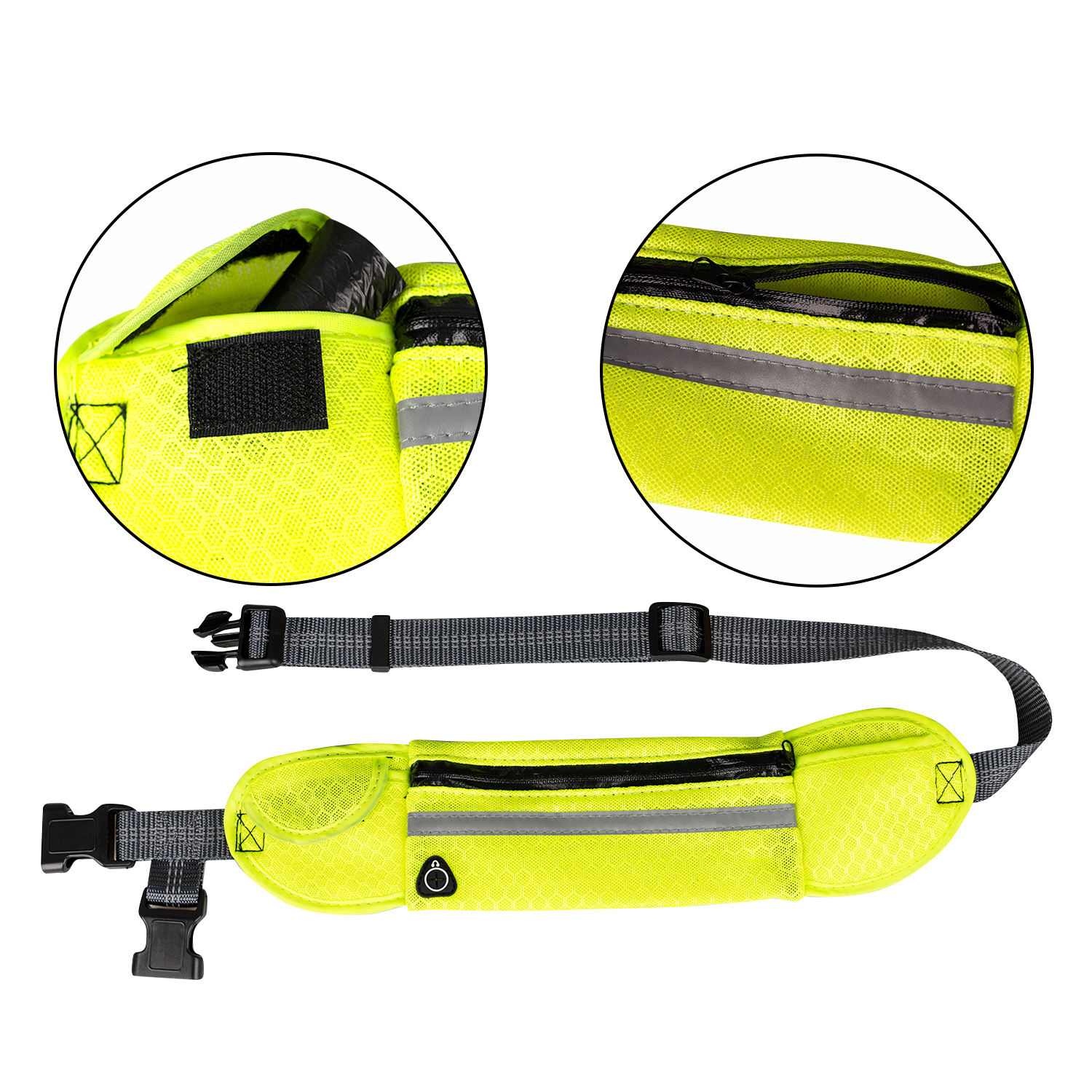 Reflective Jogging Walking Hands Free Dog Leashes