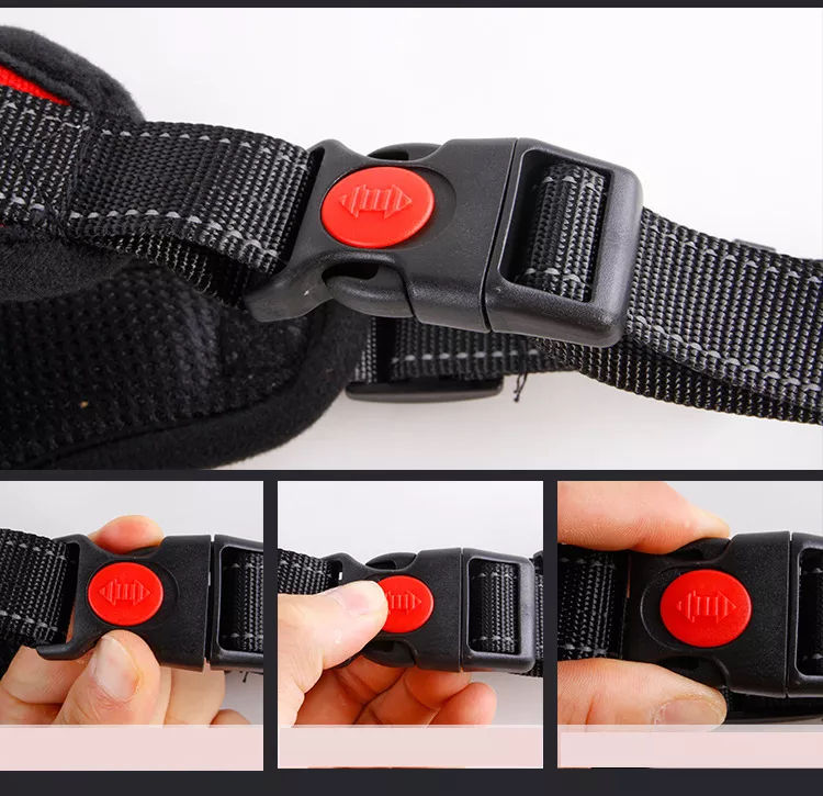 Wholesale Custom Adjustable Breathable Reflective Big Dog Harness