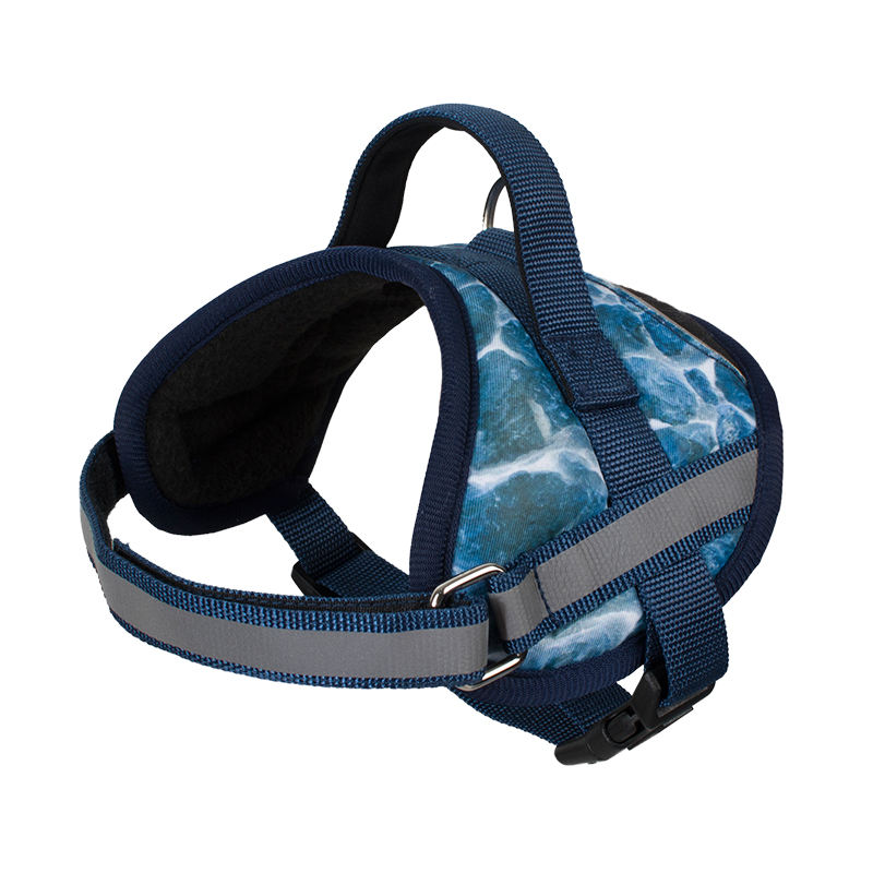 Wholesale Custom Comfortable Adjustable Reflective Dog Harness Outdoor Pet Harness