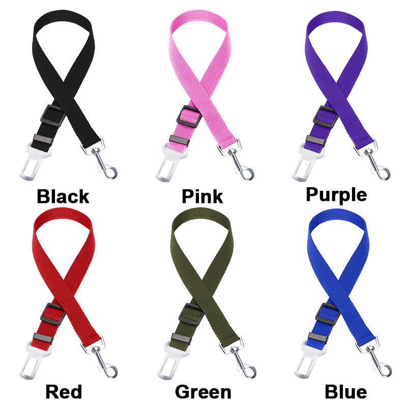 Wholesale Custom Durable Dog Seat Belt Comfortable Pet Car Seat Belt Dog Leash