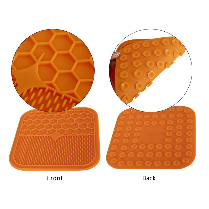 Wholesale & Custom Pet Grooming Tool Silicone Lick Mat Dog Bowl