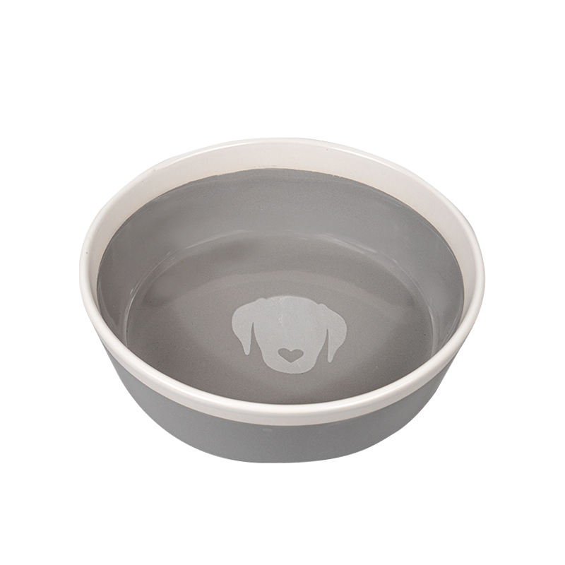 Wholesale Custom Printing Pattern Colorful Ceramic Dog Bowl