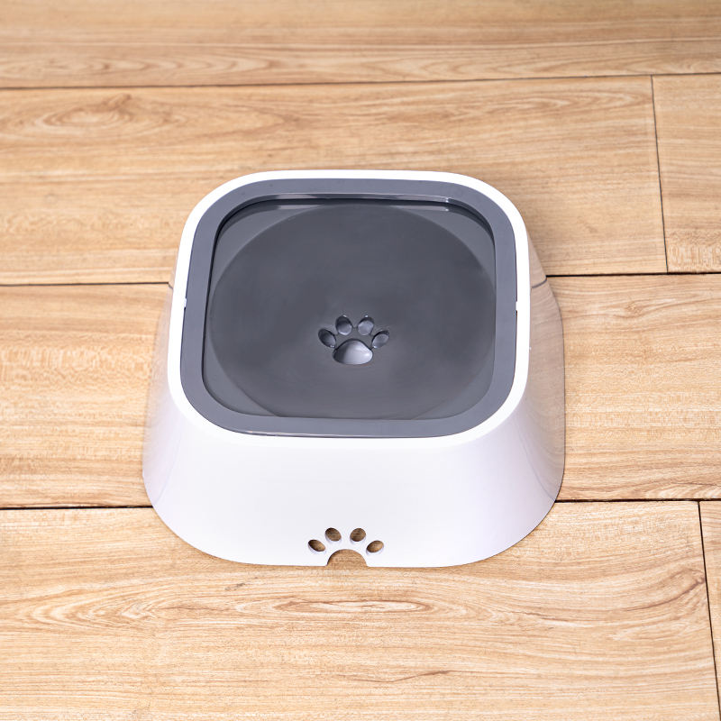 Ant-spill Dog Water Bowl Colorful Eco-friendly Pp Non-slip Pet Bowl